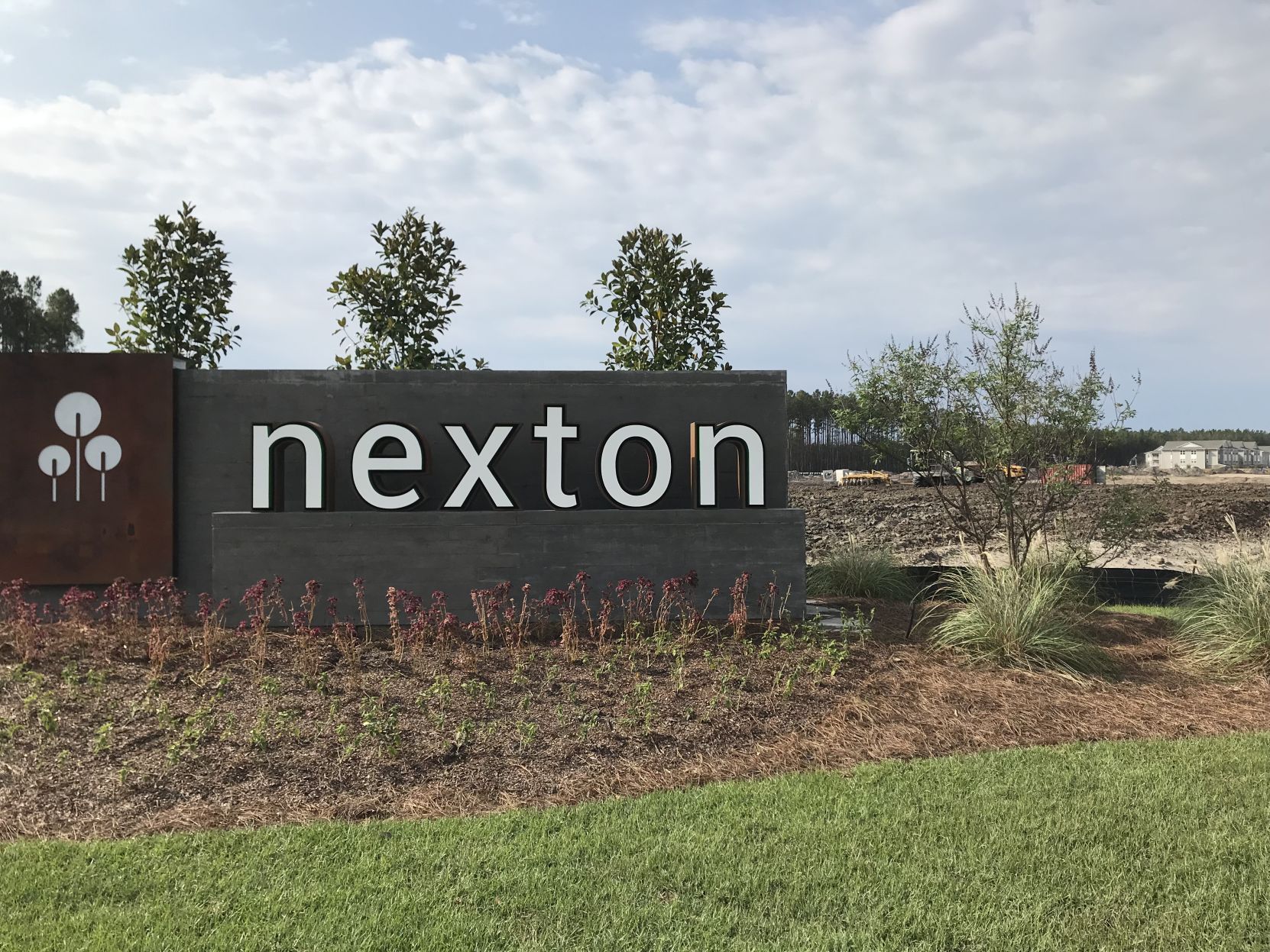Nexton corner sign across from Cane Bay